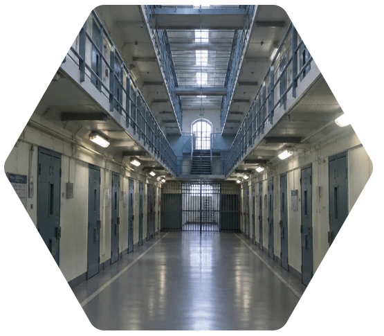 view of prison for our Confinement sector work
