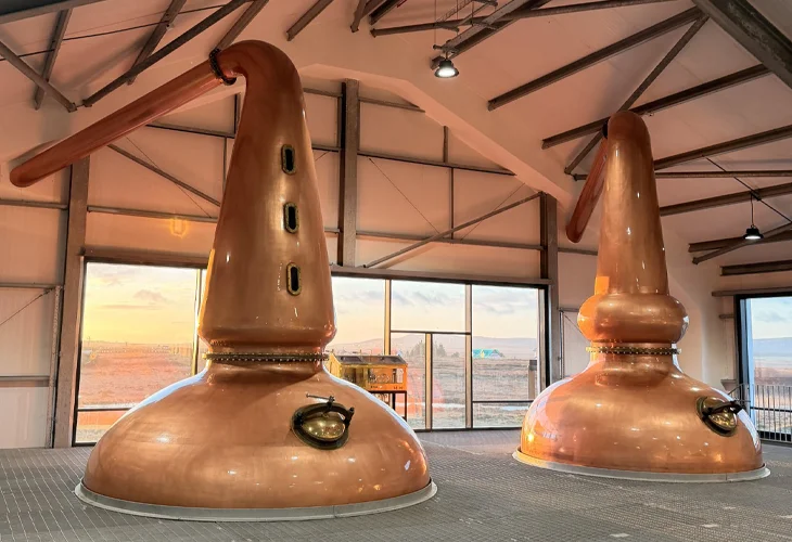 Laggan Bay Distillery hall